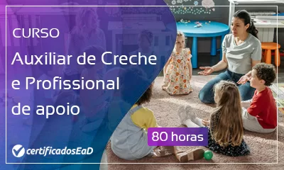 Curso de Auxiliar de creche e Profissional de apoio